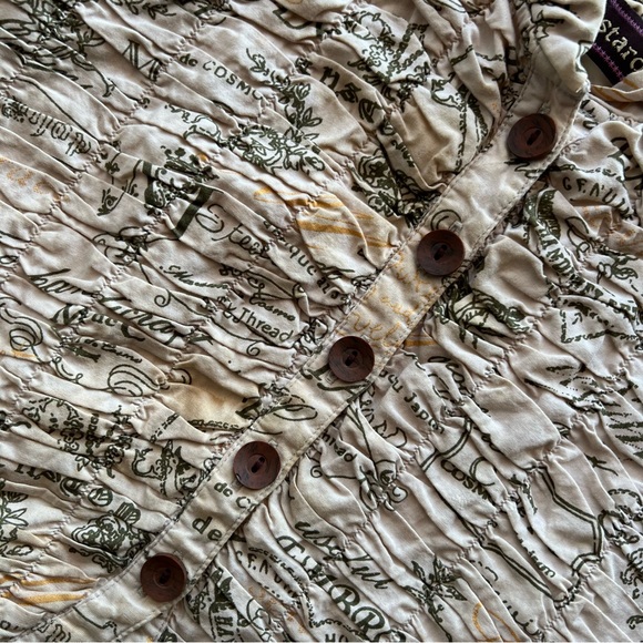 Mustard Pie Ruched Cardigan - Picture 8 of 10